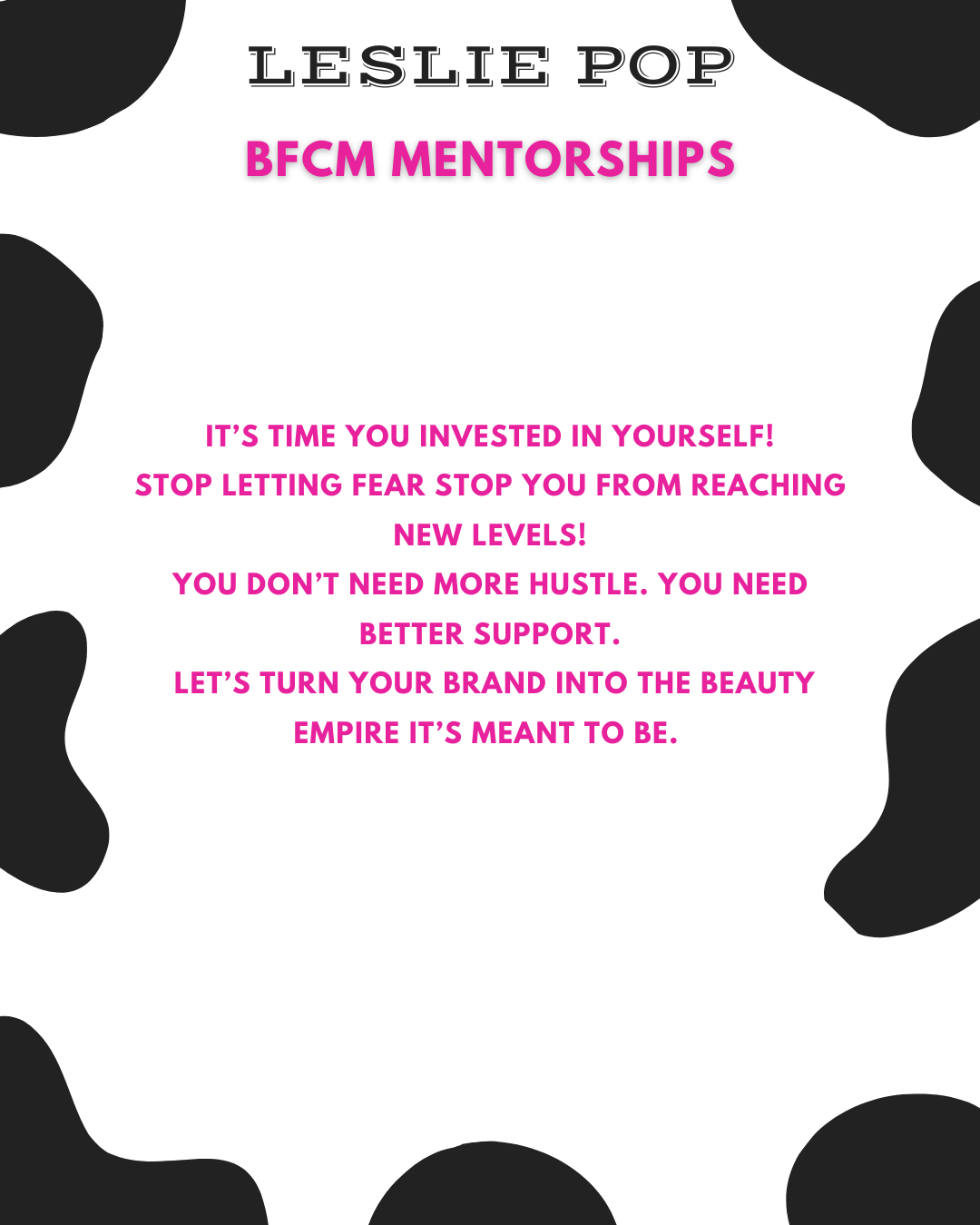 BFCM Mentorship