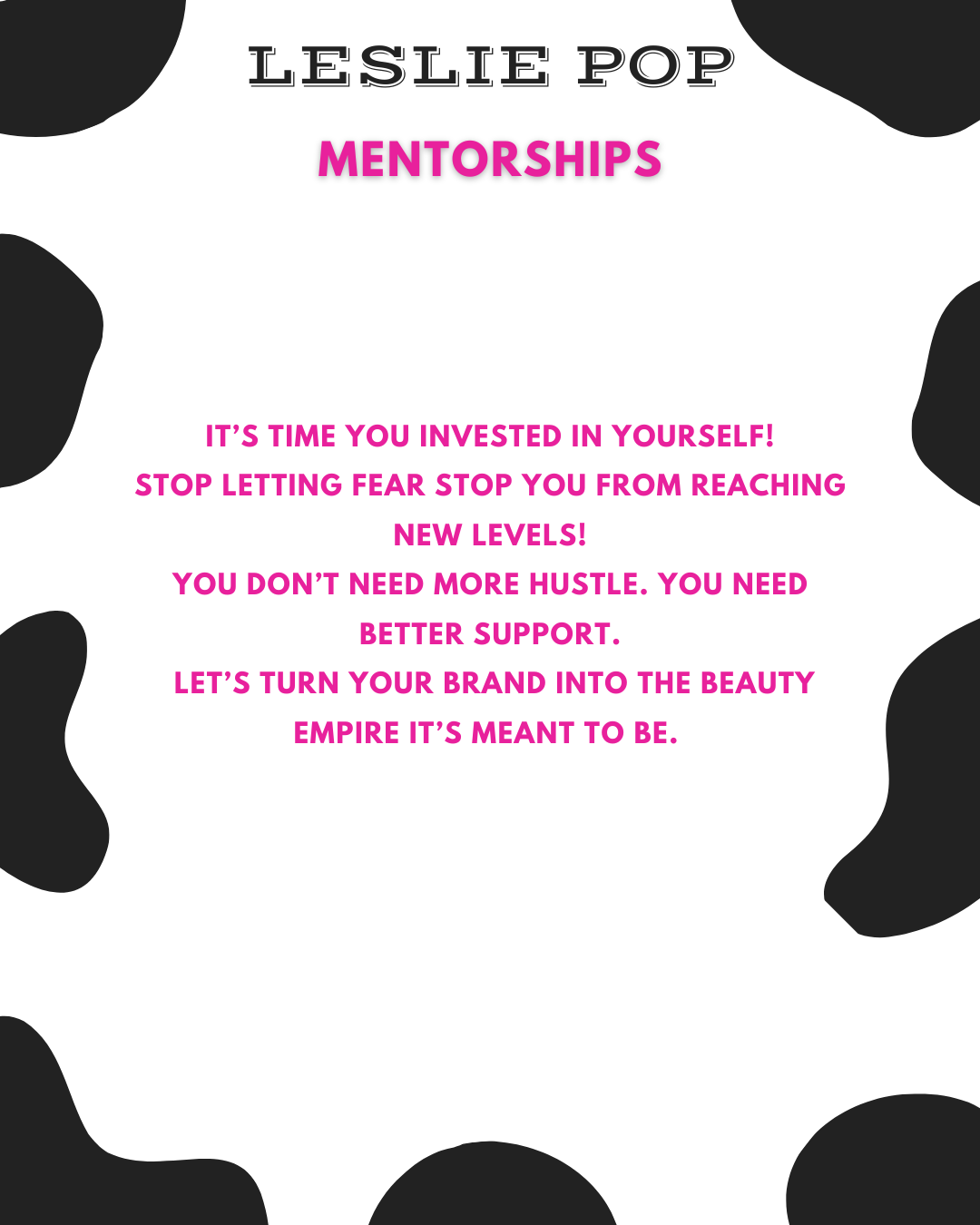 Mentorship Program + Vendors