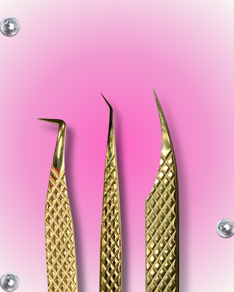 Trio Tweezers: Silver Tip