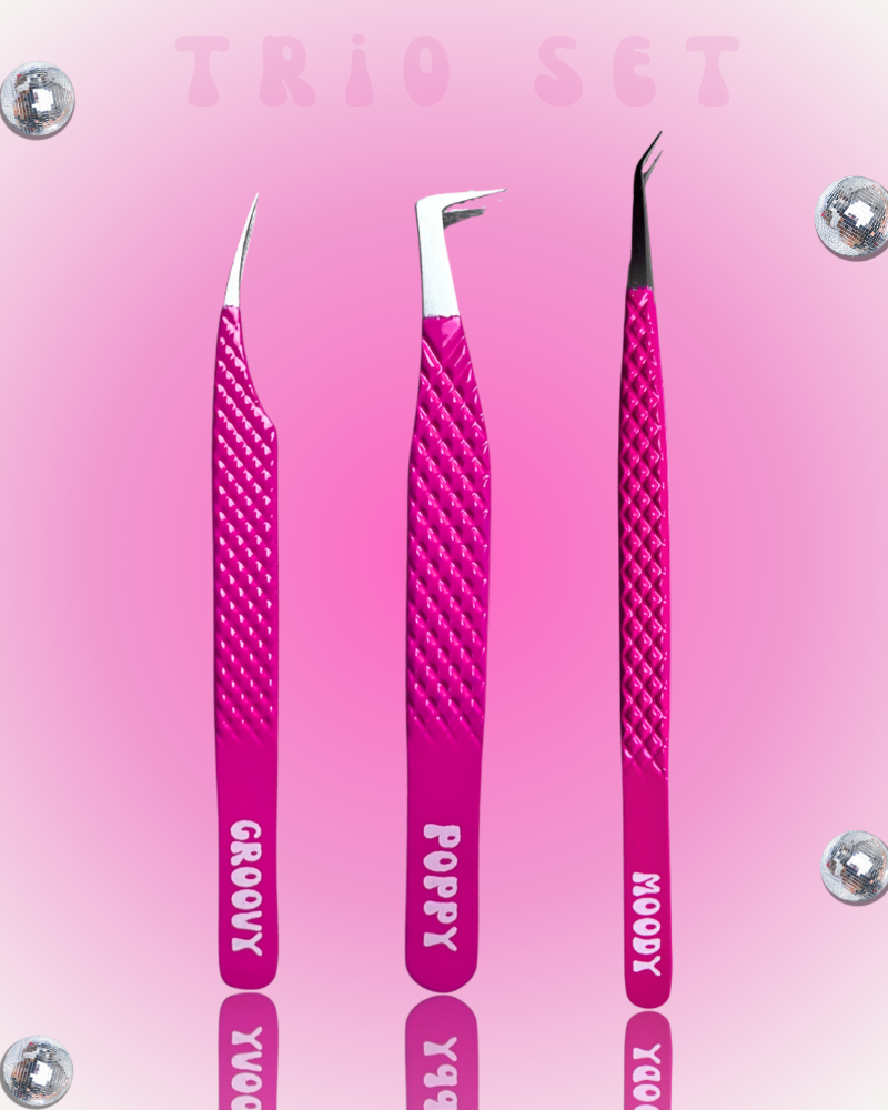 Tweezers Trio Magenta