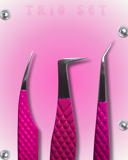 Tweezers Trio Magenta