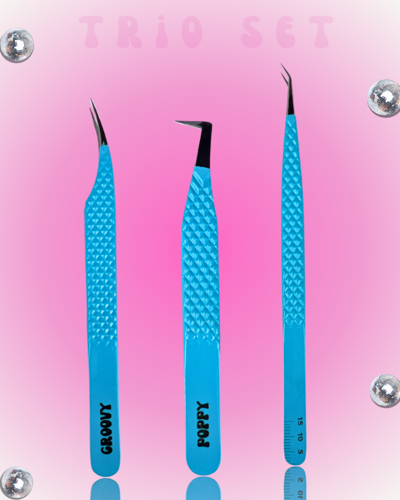 Tweezers Trio Aquamarine