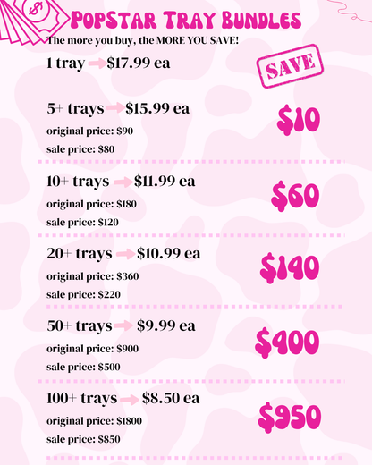 PopStar Trays: Single Lengths